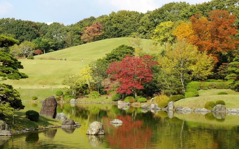 🏞️ 만박기념공원 일본 정원 (니혼테이엔) 이미지 3